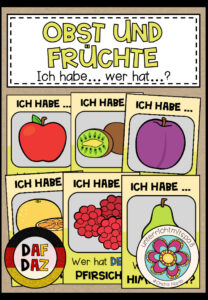 OBST und FRÜCHTE – Ich habe… Wer hat…? (DAF/DAZ)
