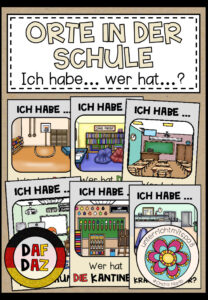 ORTE IN DER SCHULE – Ich habe… Wer hat…? (DAF/DAZ)