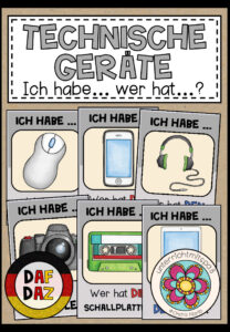 TECHNISCHE GERÄTE – Ich habe… Wer hat…? (DAF/DAZ)
