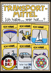 TRANSPORTMITTEL – Ich habe… Wer hat…? (DAF/DAZ)