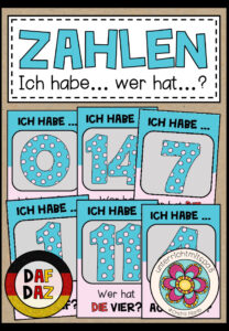 ZAHLEN – Ich habe… Wer hat…? (DAF/DAZ)