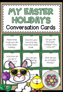 MY EASTER HOLIDAYS – Conversation Cards