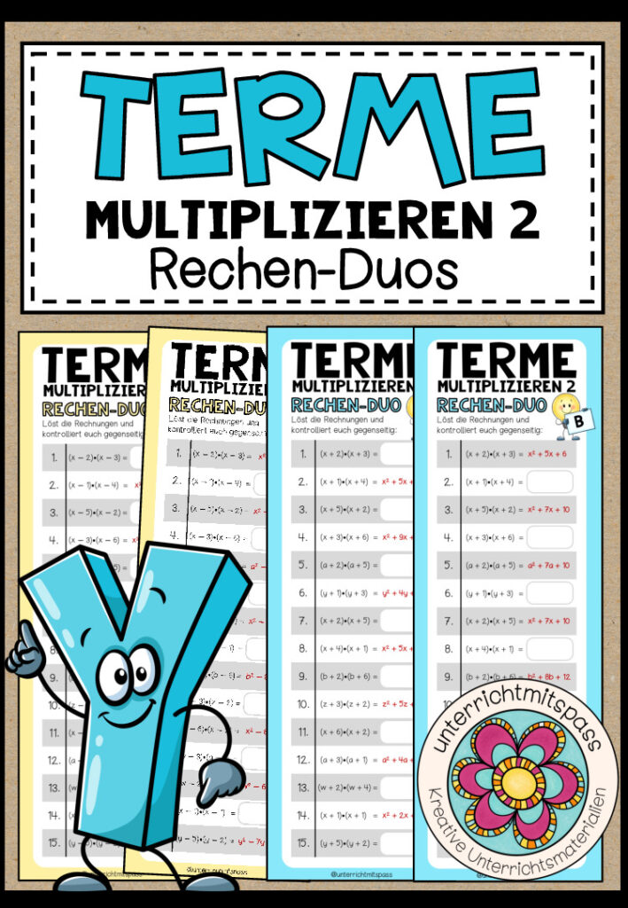 TERME MULTIPLIZIEREN 2 – 3 Rechen-Duos