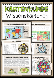 KARTENKUNDE – Wissenskärtchen