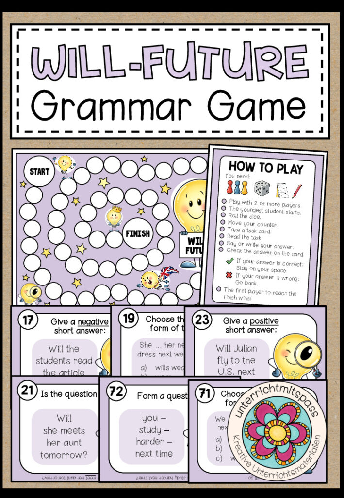 WILL – FUTURE – Grammar Game