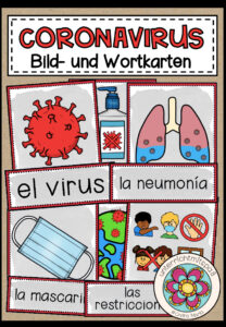 CORONA VIRUS – Bild- und Wortkarten (Spanisch)