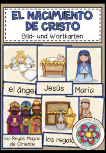 EL NACIMIENTO DE CRISTO – Bild- und Wortkarten (Spanisch)