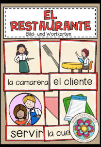 EL RESTAURANTE – Bild- und Wortkarten (Spanisch)