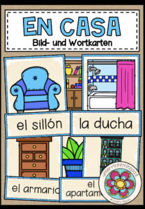 EN CASA (Zuhause) – Bild- und Wortkarten (Spanisch)