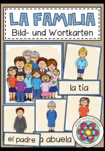 LA FAMILIA (Familie) – Bild- und Wortkarten (Spanisch)