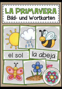 LA PRIMAVERA (Frühling) – Bild- und Wortkarten (Spanisch)