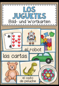 LOS JUGUETES (Spielzeug) – Bild- und Wortkarten (Spanisch)