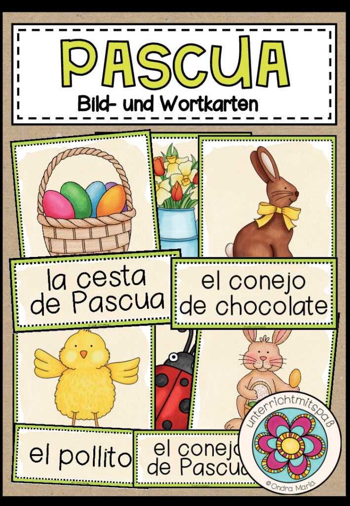 PASCUA – Bild- und Wortkarten (Spanisch)