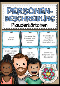 Personenbeschreibung – Plauderkärtchen