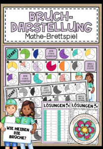 BRUCHDARSTELLUNG – Mathe-Brettspiel