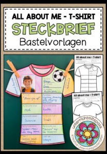 All about me – T-Shirt (Steckbrief)
