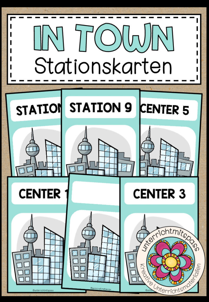 IN TOWN – Stationskarten