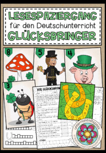 Die Glücksbringer – Lesespaziergang (5-fach differenziert)