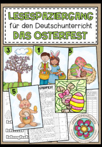 Ostern – Lesespaziergang (5-fach differenziert)
