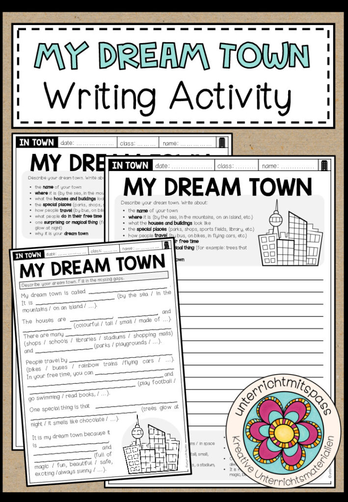 My dream town – Writing (3-fach differenziert)