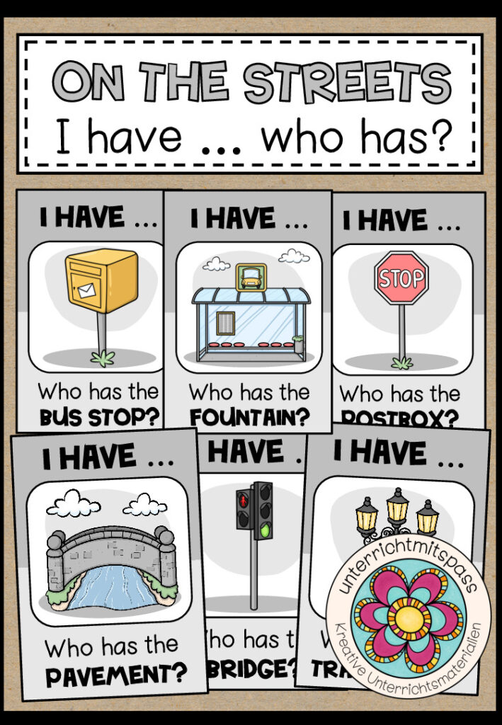 ON THE STREETS – I have … who has …?