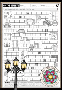 ON THE STREETS – Let’s work on words!