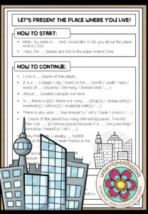 The place where I live – Oral Presentation