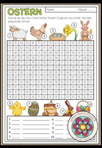 Ostern – Suchsel (2-fach differenziert)