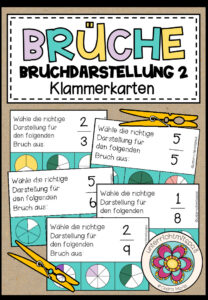 BRÜCHE – Bruchdarstellung 2 (78 Klammerkarten)