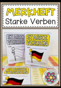 UNREGELMÄßIGE VERBEN (Starke Verben) – Merkheft / Faltheft (für den Deutschunterricht)
