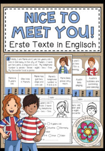 Nice to meet you – Erste Texte in Englisch (10 Reading Comprehensions)
