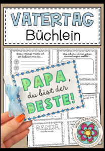 Vatertag – Büchlein (verschiedene Bastelvorlagen)