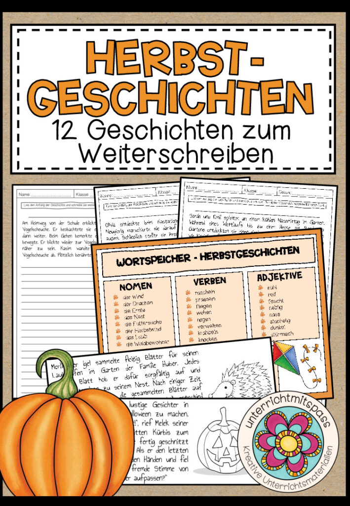 Herbstgeschichten – 12 Geschichtenanfänge zum Weiterschreiben