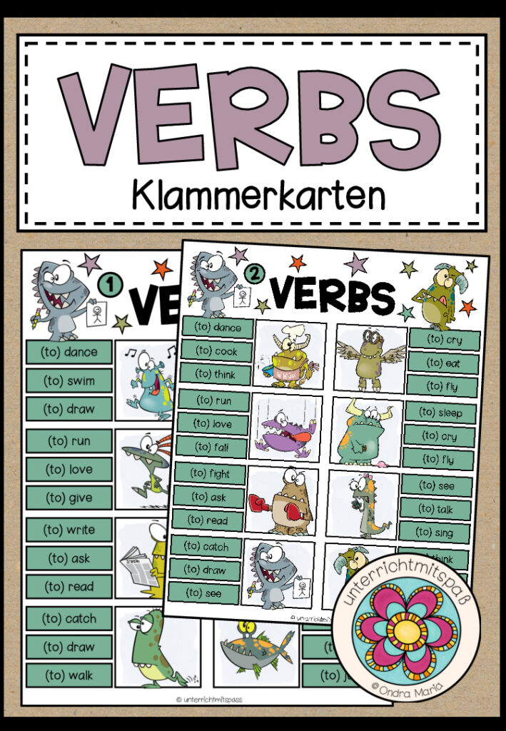 VERBS – Klammerkarten