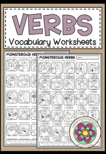 VERBS – Vocabulary Worksheets (differenziert)