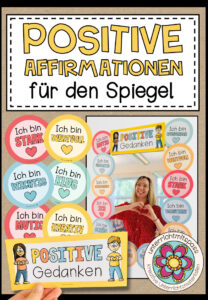 Positive Affirmationen (für den Spiegel)