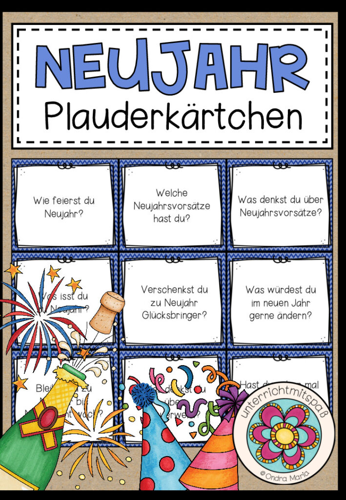 NEUJAHR – Plauderkärtchen