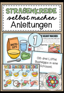 Kreide selbst machen – Anleitung (Tafelmaterial + Handouts)