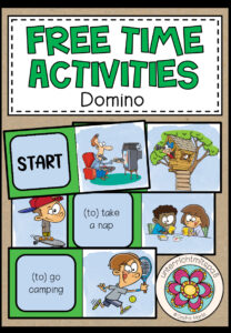 FREE TIME ACTIVITIES – Domino (2 Spiele) Hobbies