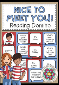 Nice to meet you – Reading Domino (English for Beginners)
