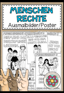 Menschenrechte – Ausmalbilder/Poster