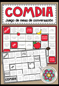 COMIDA – Plauderbrettspiel in Spanisch