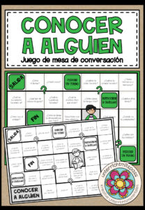 CONOCER A ALGUIEN – Plauderbrettspiel in Spanisch