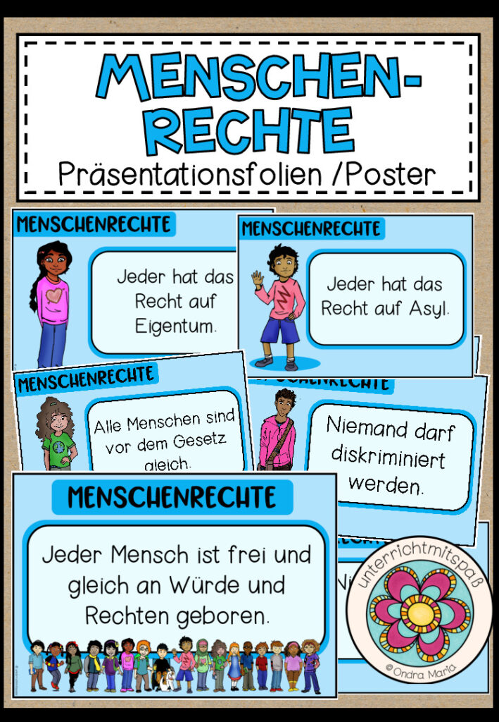 Menschenrechte (Präsentationsfolien/Poster)