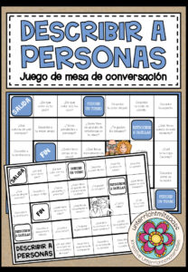 DESCRIBIR A PERSONAS – Plauderbrettspiel in Spanisch