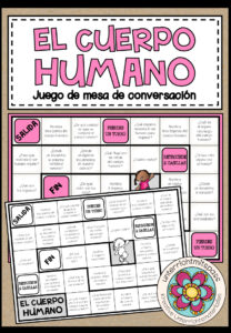 EL CUERPO HUMANO – Plauderbrettspiel in Spanisch