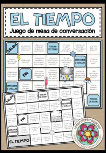EL TIEMPO – Plauderbrettspiel in Spanisch