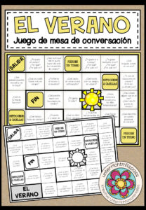 EL VERANO – Plauderbrettspiel in Spanisch