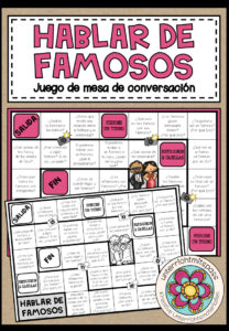 HABLAR DE FAMOSOS – Plauderbrettspiel in Spanisch