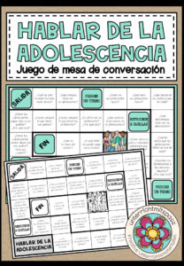 HABLAR DE LA ADOLESCENCIA – Plauderbrettspiel in Spanisch